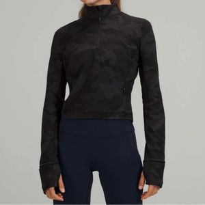 Lululemon It’s Rulu Run Cropped Half Zip